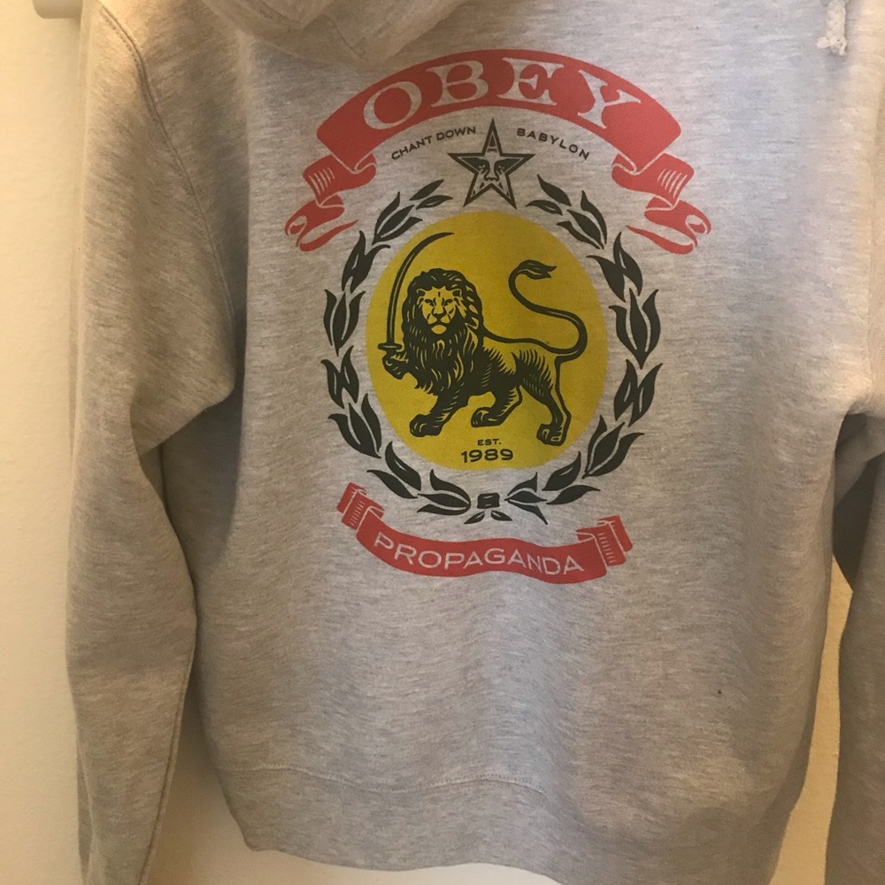 Obey zip up jacket